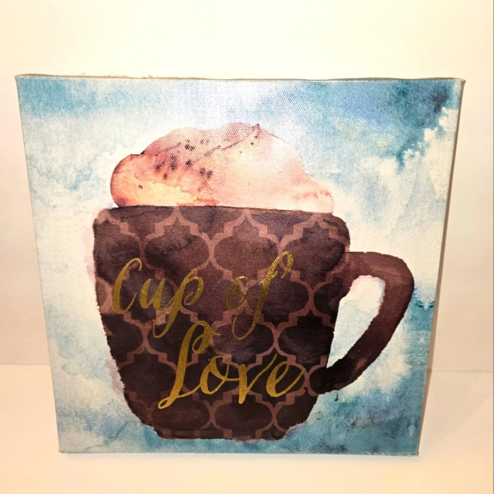 Coffee Wall Art Decor - Cup of Love
